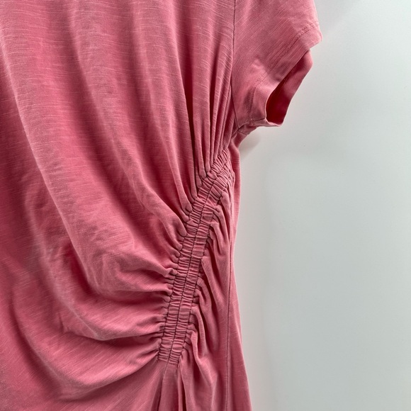 Universal Thread Pink T-Shirt Dress – Size Large, Ruched Side - Picture 3 of 6
